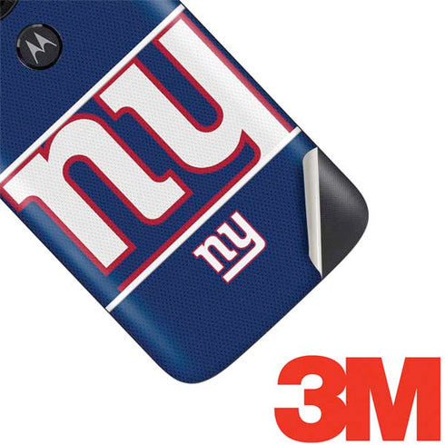 NFL New York Giants Zone Block Moto E5 Play Skin